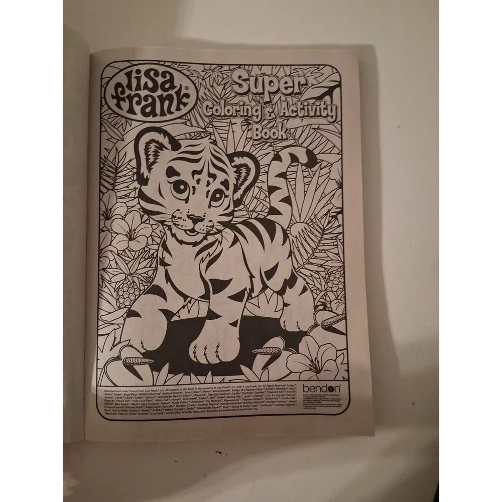 2 Lisa Frank: 1 Coloring & Activity Book 2014 & 1 Pack 400+ Stickers 2013 New